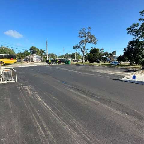 Parking lot striping and pavement markings, project photo 64