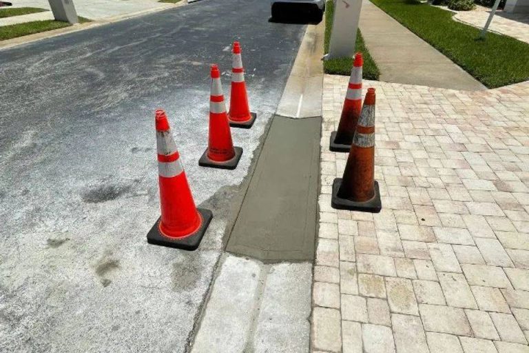 Concrete repair by All Brevard Asphalt, photo 4