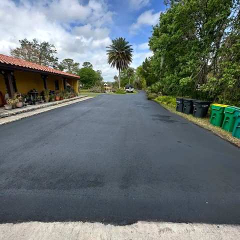 New residential asphalt driveway, project photo 43