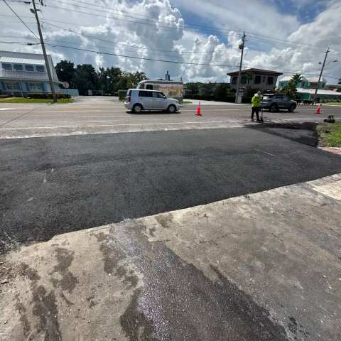 Asphalt patching and repair, project photo 4