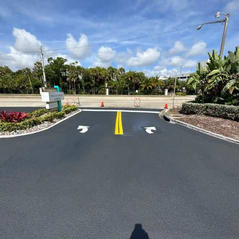 Parking lot striping and pavement markings, project photo 50