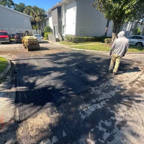 Asphalt patching and repair, project photo 17