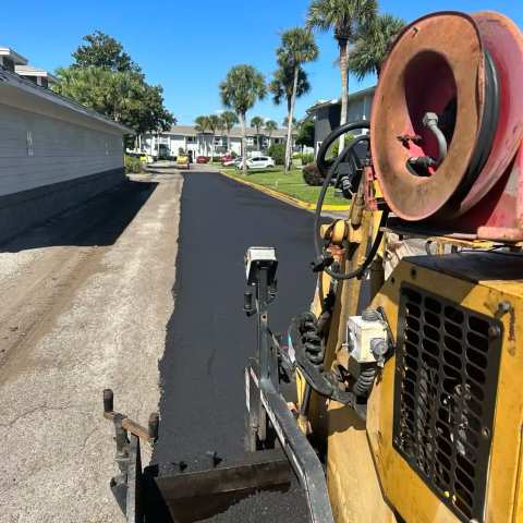 Site excavation and grading before paving, project photo 25