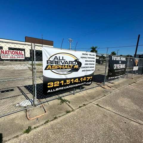 Newly paved commercial parking lot, project photo 29