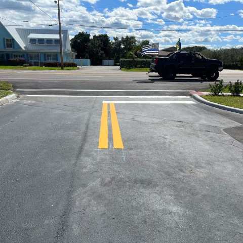Parking lot striping and pavement markings, project photo 72