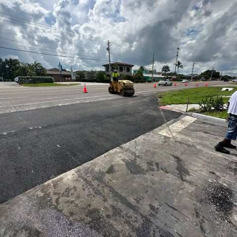 Asphalt patching and repair, project photo 6