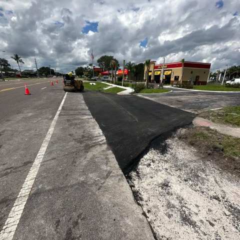 Asphalt patching and repair, project photo 7
